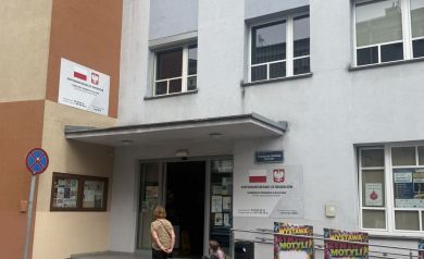 Tablica z informacją o źródle dofinansowania, wysokości oraz tytuł projektu