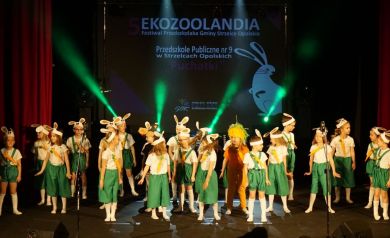 5. Ekozoolandia. Puchatki podczas występu.