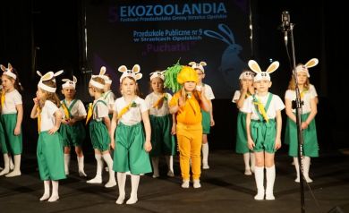 5. Ekozoolandia. Puchatki podczas występu.