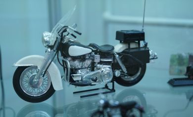 Na zdjęciu model motocyklu.