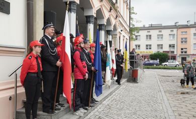 Przygotowanie do rozpoczęcia korowodu, otwierającego obchody Dni Ziemi Strzeleckiej 2022.