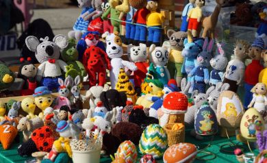 Ręcznie robione zabawki na szydełku. Kotki, koale, króliczki, kurczaczki, postacie z bajek. 