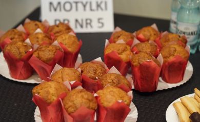 słodki poczęstunek muffinki dla przedszkolaków