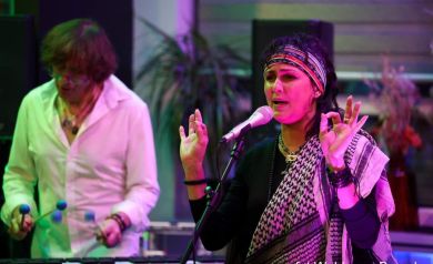 Artyści na scenie podczas Jazz Festiwal 