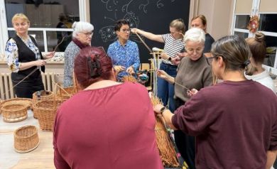 Uczestnicy podczas warsztatów. 