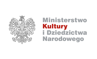 Logo Ministerstwa Kultury i Dziedzictwa Narodowego.