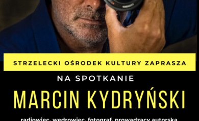 Plakat - spotkanie z Marcinem Kydryński - powiększ