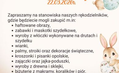 Jarmark wielkanocny - stoiska rękodzielników